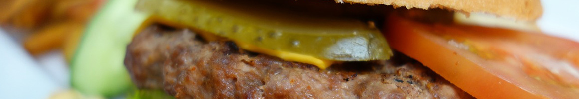 Eating American (New) Burger Fast Food at Skinny's Hamburgers restaurant in Weatherford, TX.